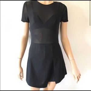 LF sheer top skort romper